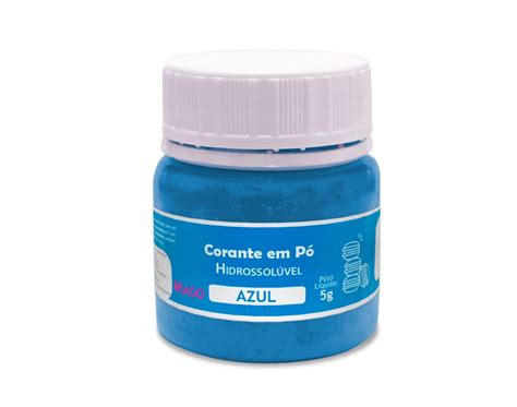 Corante em Pó Hidrossolúvel Mago Azul 5g