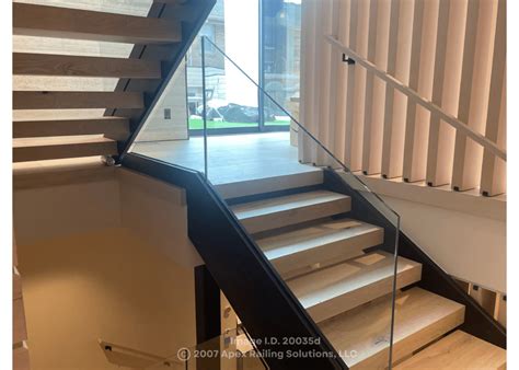 Shoe Mount Glass Railings Custom Railing Installers In Seattle