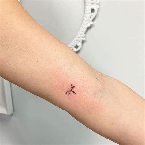 Simple Dragonfly Tattoo