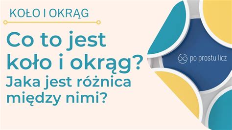 CO TO JEST KOŁO OKRĄG I JAKA JEST RÓZNICA MIEDZY KOŁEM A OKREGIEM