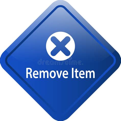 Remove Item Icon Web Button Stock Illustration Illustration Of Listed Icon 119998108