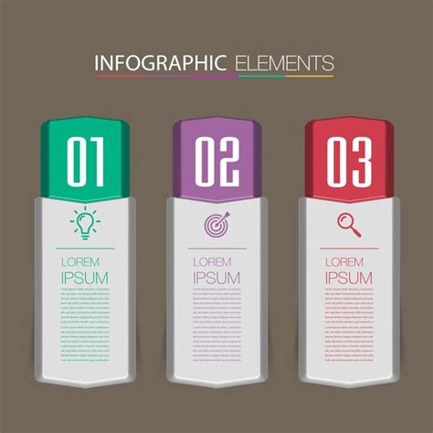 Premium Vector Modern Text Box Template Infographics Banner