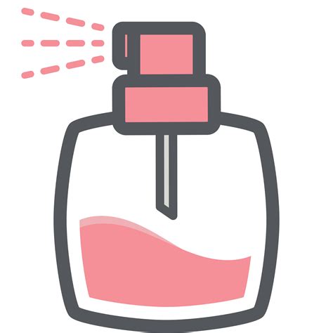 Perfume Spray Bottle Aesthetic Drawing Logo Symbol 21446717 PNG