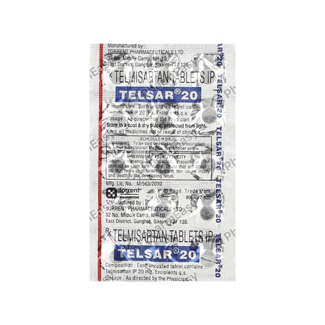 Telsar Mg Tablet Uses Side Effects Dosage Composition