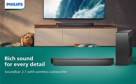 Philips Tab Soundbar With Wireless Subwoofer Dolby Digital