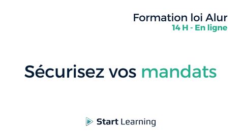 Formation Loi Alur Start Learning