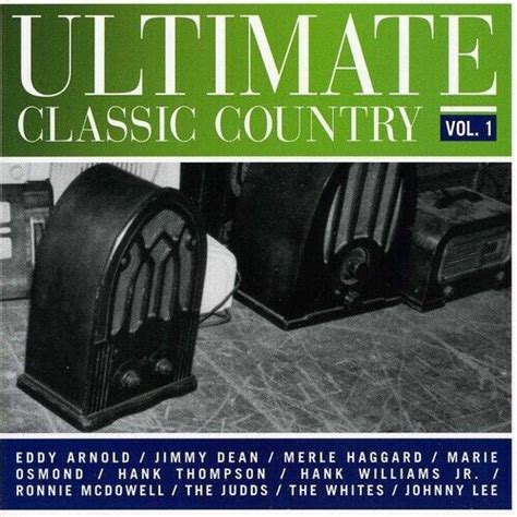 Various Artists Ultimate Classics Country Vol 1 New Cd