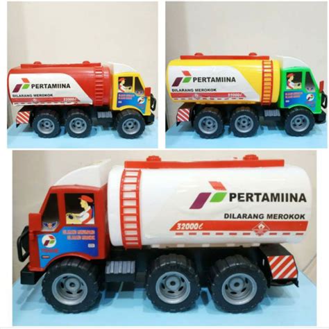 Jual Mainan Anak Mobil Tangki Bensin Pertamina Besar Truck Tangki