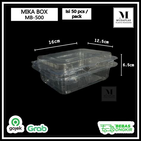 Jual Mika Box Salad Buah Sayur MB 500 Box Mika Buah Sayur Salad