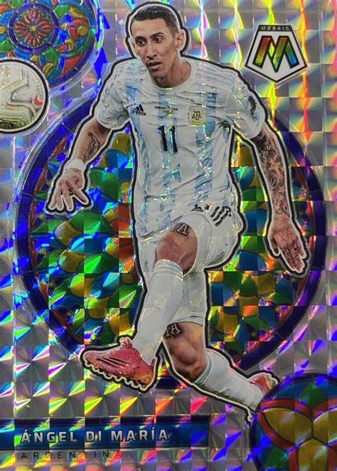 Angel Di Maria 2021 Mosaic Road To Fifa World Cup 21 Stained Glass