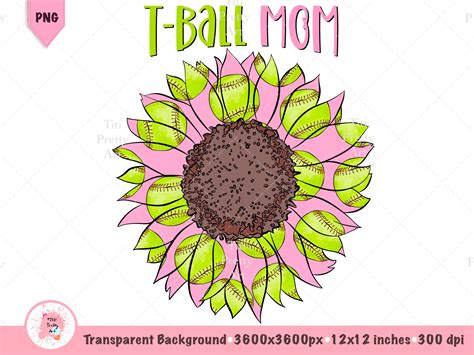 T Ball Mom Png Softball Mom Svg Softball Png Tee Ball Mom Png