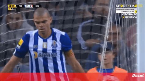 O Autogolo De Pepe Que Relan Ou O Sp Braga No Drag O V Deos Jornal