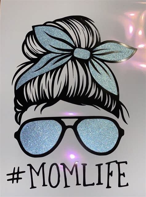 Momlife Vinyl Decal Etsy