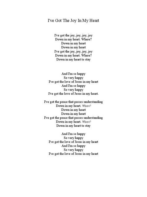 joy joy joy lyrics