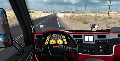 Peterbilt 579 Ferrari Interior FINAL Mod ATS Mod American Truck