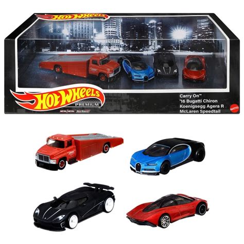 Hot Wheels Premium Diorama Spielzeugautos Im 4er Set 1 64 Smyths Toys Deutschland