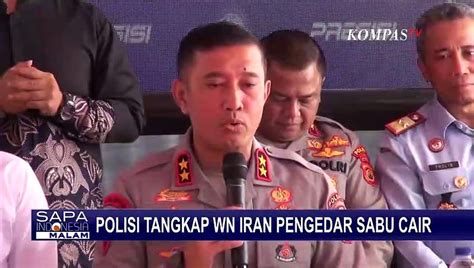 Polisi Tangkap Wna Asal Iran Pengedar Ratusan Kilo Sabu Cair Di Banten