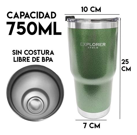 Vaso Termico Ml Jarra Acero Inoxidable Explorer Camping Swat