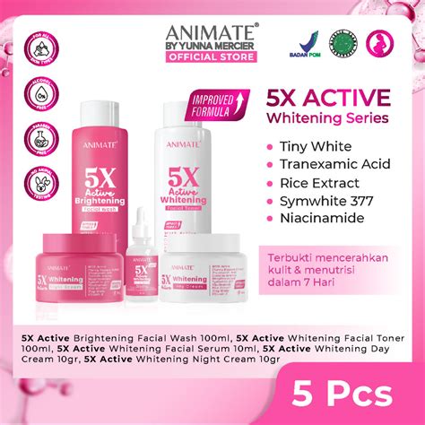 Jual Paket Animate Whitening Series In Paket Skincare Original Bpom