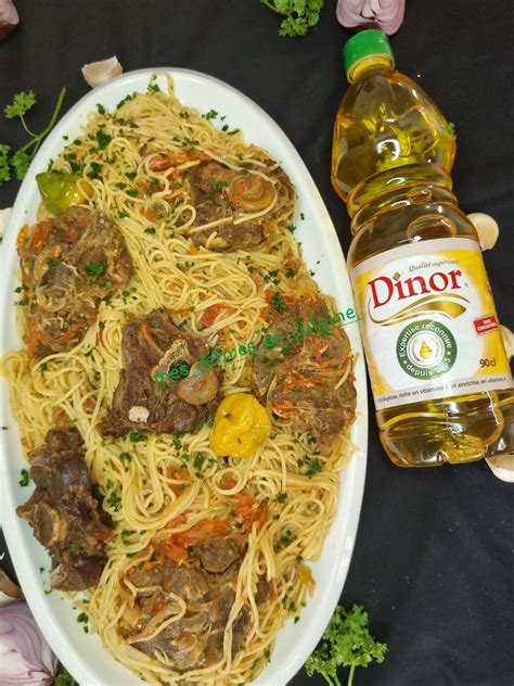 Spaghetti Saut La Tomate Et Viande De Mouton Cuisine De Chez Nous