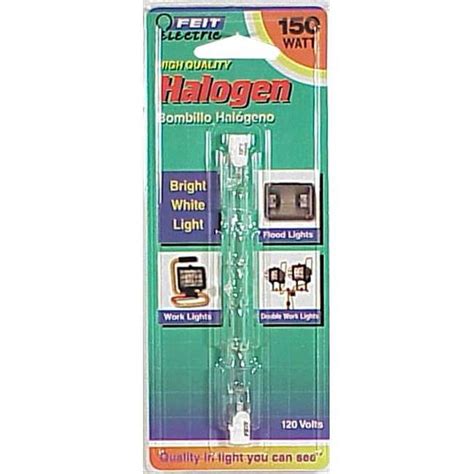 Feit Bpq T Cl Watt Double Ended T Halogen Quartz Light Bulbs