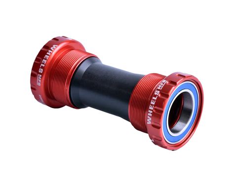 Wheels Manufacturing Threaded External Abec Bottom Bracket Red Bsa