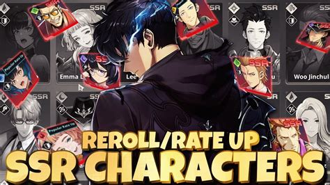 WHICH SSR CHARACTER TO REROLL/RATE UP FOR (GOING THROUGH ALL SSR KITS ...