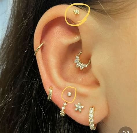 Ear Piercing Names New Ear Piercing Ear Lobe Piercings Pretty Ear