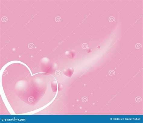 Floating Soft Pink Hearts Stock Vector Image Of Floating 1888745