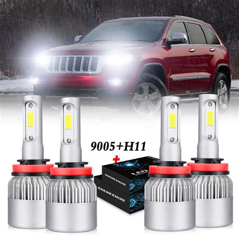 For Jeep Grand Cherokee Led Headlight Bulbs H H