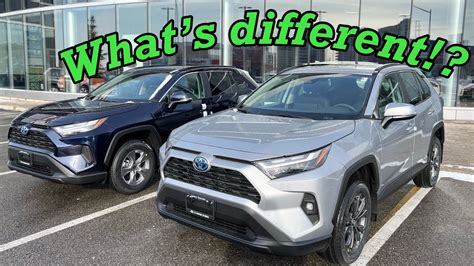 All New Toyota Rav Hybrid Xle Premium Vs Xle Whats Different