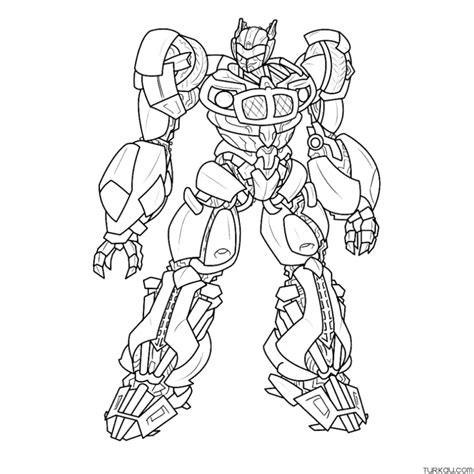 Transformers Jazz Easy Coloring Page » Turkau