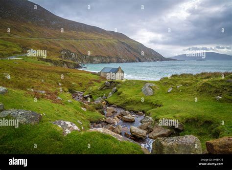 recreation at Keem Bay, Co Mayo, Ireland Stock Photo - Alamy