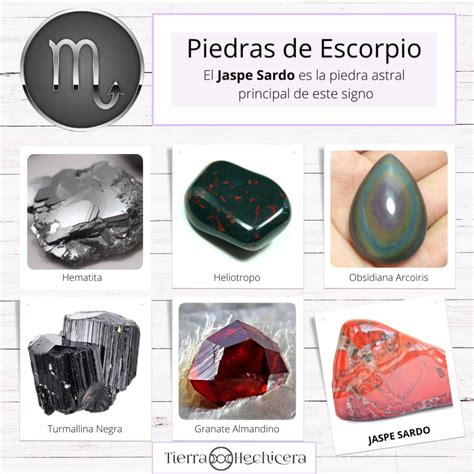 Piedras de Escorpio Joyas de granate Piedras por signo Uñas con piedras