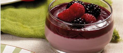 Panna Cotta Calda De Frutas Vermelhas Receitas Herbalife