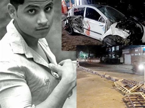 Indore Road Accident Update One Killed On Spot Two Other Injured As High Speed Car Collided