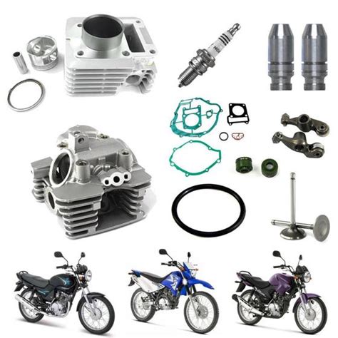 Kit Motor Completo Cabe Ote Yamaha Ybr Factor Xtz Bw Kt