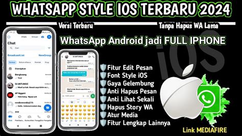 Mb Whatsapp Rc Whatsapp Ios Terbaru 2024 Whatsapp Android Jadi