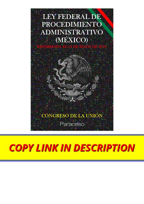 Download Pdf Ley Federal De Procedimiento Administrativo México Spanish