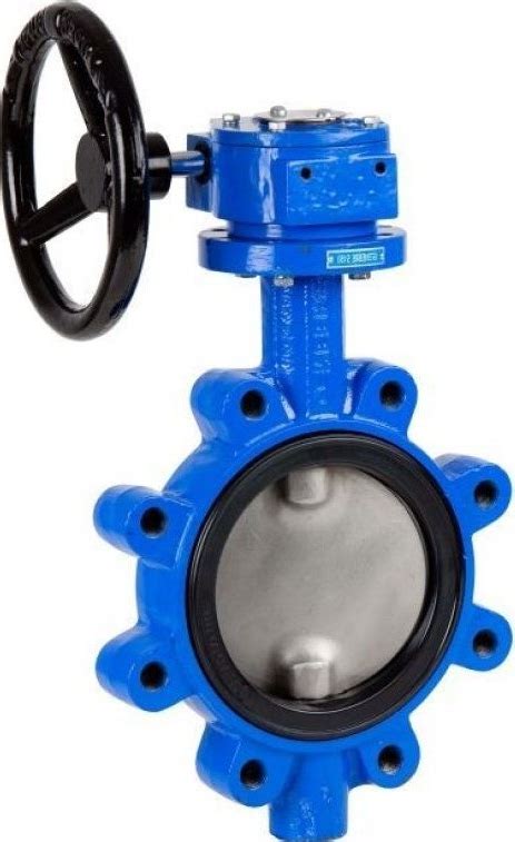 Затвор стальной поворотный межфланцевый, редуктор Ду 250 в Санкт ...