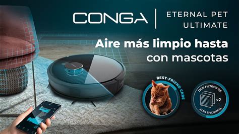 Robot Aspirador Conga Eternal Pet Ultimate Minutos De Autonom A