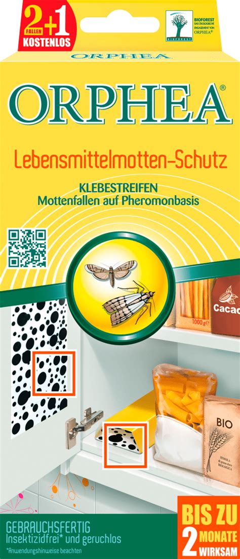 Orphea Lebensmittel Mottenfalle Klebestreifen 2 1 Gratis 3 St