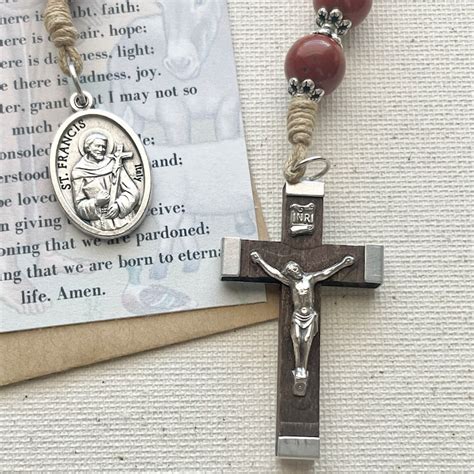 Saint Francis Of Assisi Chaplet Catholic Devotion Confirmation Baptism Anniversary T Made