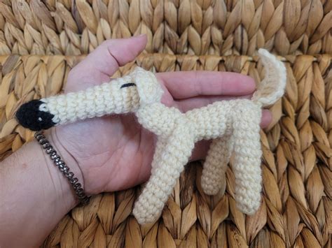 Crochet Borzoi Plush Toy Amigurumi Puppy Dog - Etsy