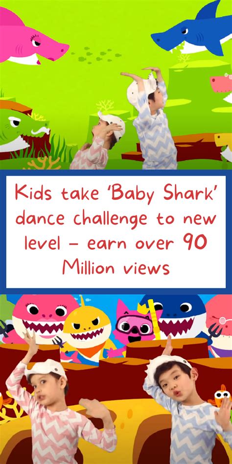 Kids take baby shark dance challenge to new level earn over 90 million views – Artofit