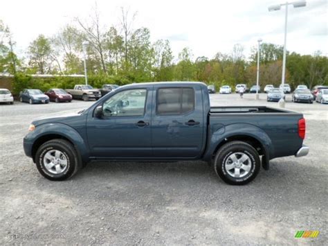 Graphite Blue 2013 Nissan Frontier SV V6 Crew Cab 4x4 Exterior Photo ...