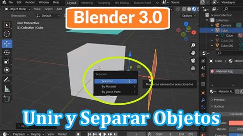 Unir Y Separar Objetos Blender Y Tutorial Basico Youtube