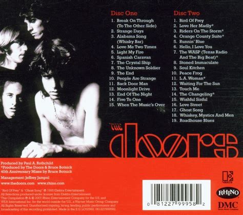 Very Best Of Doorsthe Cd Album Muziek Bol