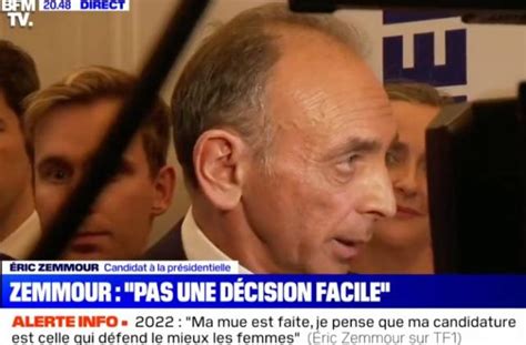 Eric Zemmour furieux après son interview au 20h de TF1 Monsieur