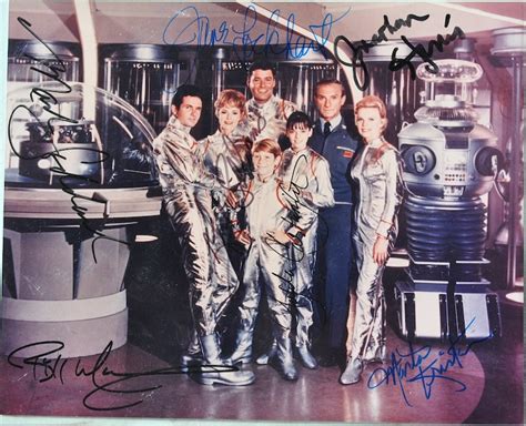 LOST IN SPACE Cast Signed Photo X6 Guy Williams, June Lockhart, Mark ...